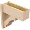Ekena Millwork 7 1/2-in W x 18-in D x 18-in H Balboa Block Rough Cedar Woodgrain TimberThane Outlooker, Primed Tan OUTUR075X18X18BOA44RCPR - alternate 4